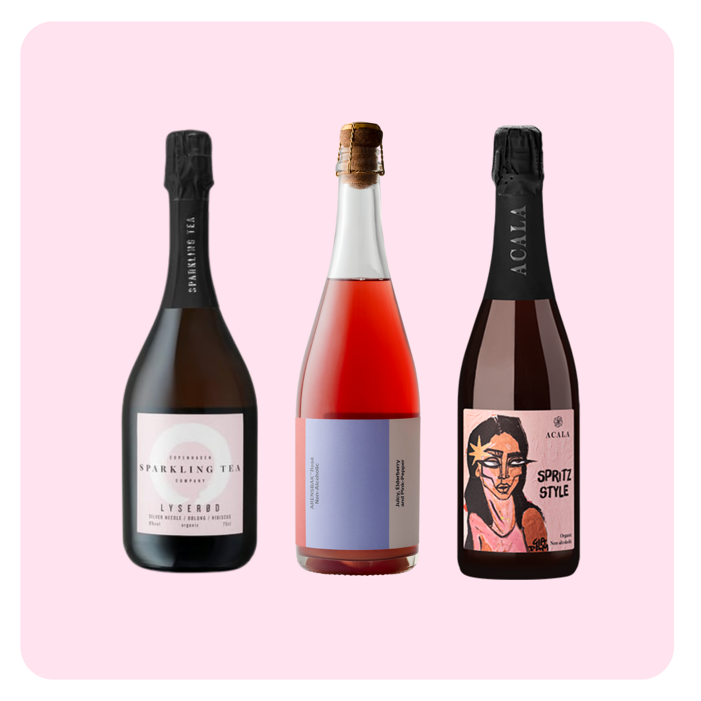 Smagskasse: Mousserende proxies – Pink Power (<0,5%)