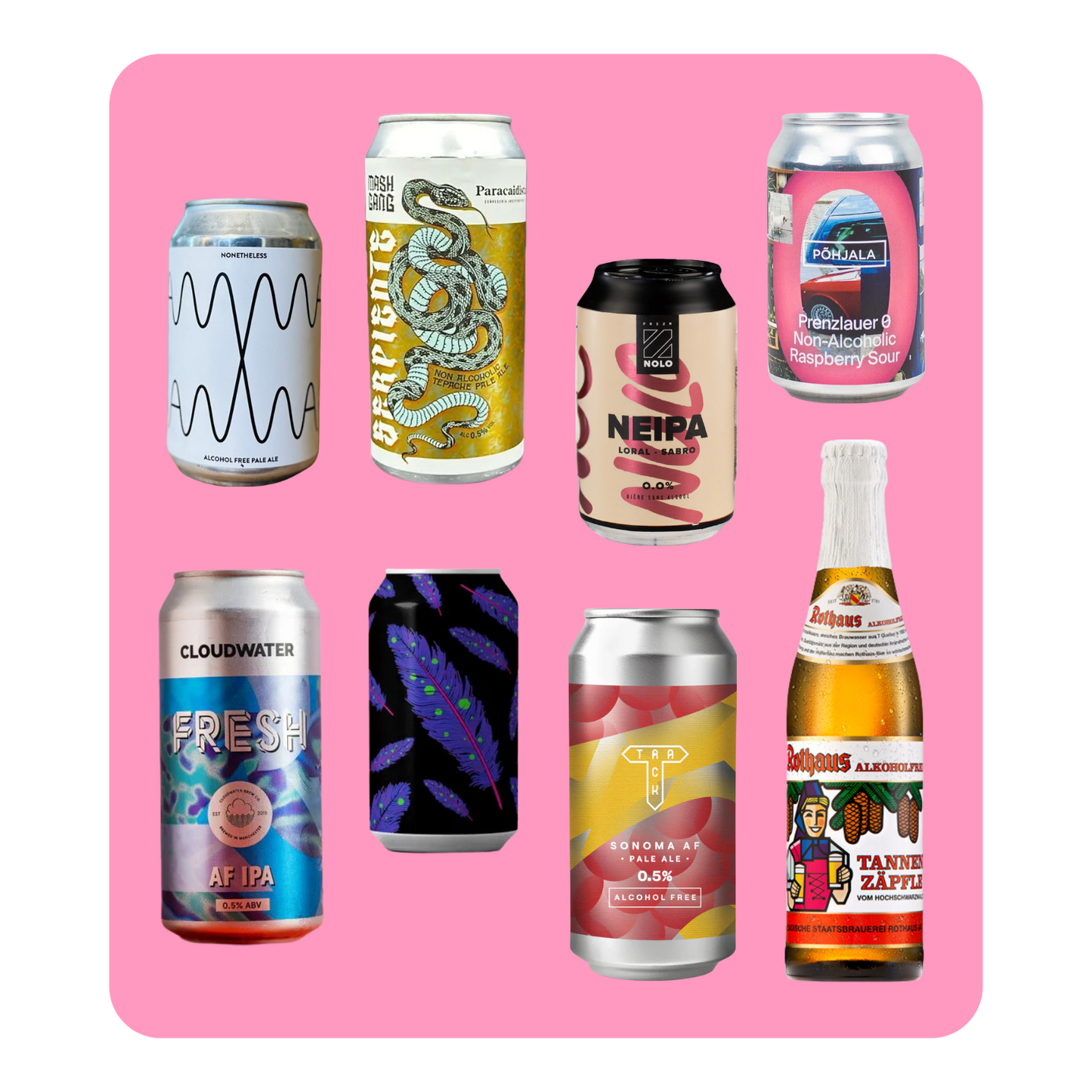 Smagskasse: Øl – Godt & Blandet (0,5%)